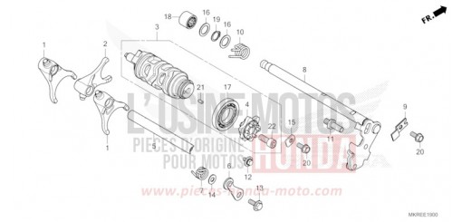 GEARSHIFT DRUM CBR1000SPR de 2024